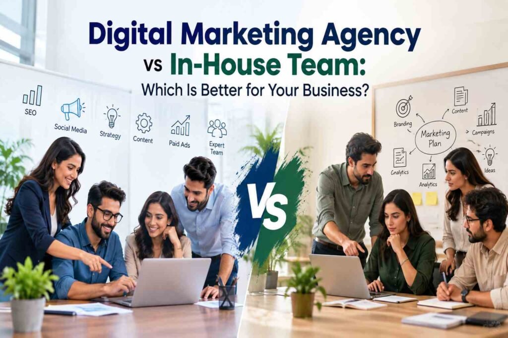 Digital Marketing Agency vs In-House Team: Which Is Better for Your Business?