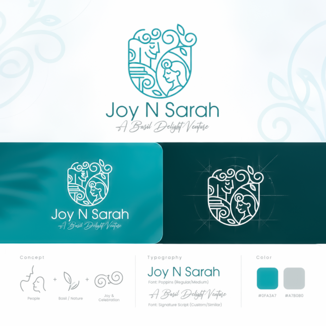 Joy N Sarah – Branding & Design SS Joy N Sarah - Branding & Design SS